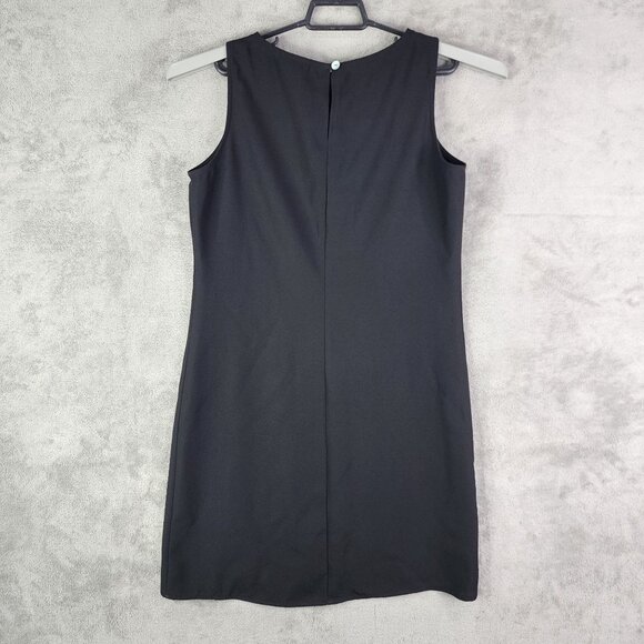 Women's NY & Co Little Black Dress Sleeveless Polyester Size 8 - Picture 4 of 7